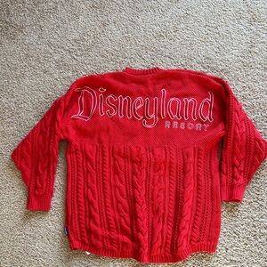 Disneyland Red Knit Sweater Spirit Jersey
